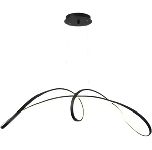 Líneas creativas comedor iluminación lineal nuevas luces colgantes de silicona LED contemporáneas minimalistas - Product Image 6