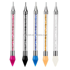 Venta caliente doble cabeza clavo punto taladro pluma <span class=keywords><strong>uñas</strong></span> Gel diamante crayón cera cabeza <span class=keywords><strong>uñas</strong></span> accesorios taladro HERRAMIENTA DE MANICURA - Product Image 6