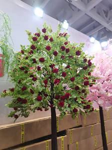 H096 personnalisé 3m 5m 6m de haut grand <span class=keywords><strong>palmier</strong></span> artificiel en plastique fibre de verre noix de coco canari dattier pour décoration de jardin intérieur extérieur - Product Image 5