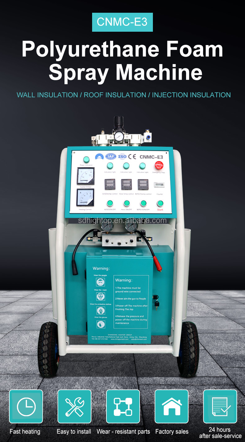 closed cell polyurethane insulation foam insulation machine sprayer pu