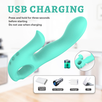 OEM & ODM Großhandel Flüssigsilikon-Massagegerät mit Heizfunktion, Rabbit-Vibrator für Frauen, Sexspielzeug für Erwachsene