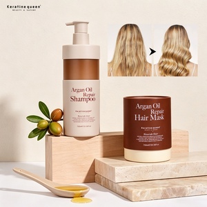 Wholesale Natural Moroccan Argan Oil Repair <b>Shampoo</b> Smoothing Anti-Frizz Moisturizing <b>Shampoo</b> for Damaged Hair Private Label - Product Image 2