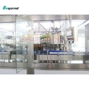 Usine d'embouteillage automatique de bière pour bouteilles en verre |   Ligne de remplissage de bière à <span class=keywords><strong>double</strong></span> pré-évacuation - Product Image 6