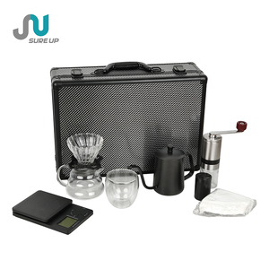 Ensemble de <span class=keywords><strong>café</strong></span> de voyage haut de gamme - Thermos <span class=keywords><strong>à</strong></span> double paroi en acier inoxydable, isolation thermique chaude/froide pendant 24 heures, portable pour le camping et la cuisine - Product Image 3