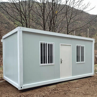 Casas Contenedor Móviles de Acero Desmontables de Ensamblaje Rápido con Techos Puntiagudos para Uso en Escuelas, Dormitorios, Hoteles y Almacenes