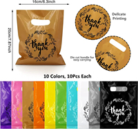 Impression personnalisée cadeaux de fête d'anniversaire de mariage bonbons biscuits poinçon petit design votre propre sac en plastique