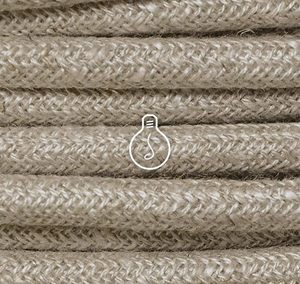 Amarcords-CANVAS BEIGE <span class=keywords><strong>Cable</strong></span> eléctrico textil 10 metros Conexión a tierra 3x075mm Aislamiento <span class=keywords><strong>de</strong></span> PVC Conductor <span class=keywords><strong>de</strong></span> cobre IP33 Uso aéreo - Product Image 2