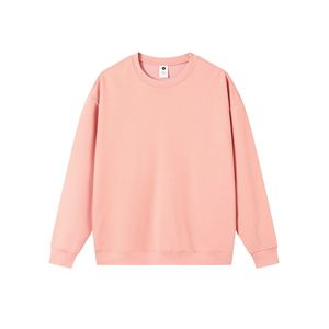 Premium 100% algodón 330GSM Heavyweight Pullover sudadera para hombres de gran tamaño Drop Shoulder Crewneck Streetwear Plain Dyed Autumn - Product Image 2