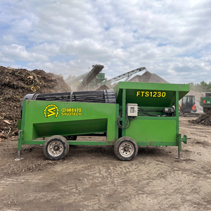 Trommel rotatif mobile haute capacité pour le criblage <span class=keywords><strong>de</strong></span> copeaux <span class=keywords><strong>de</strong></span> bois, <span class=keywords><strong>de</strong></span> compost et d'agrégats avec entraînement diesel ou électrique - Product Image 1