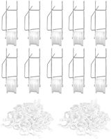 Crochet de fixation anti-âge pour serre, pour tomates et concombres, avec ficelle en PP de 15m, 25m, 30m