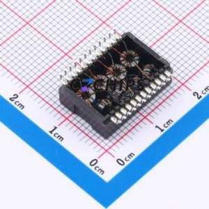 Transformador LAN HR642482E SMD-24P, Inductor de 18.3x12.2mm - Product Image 2