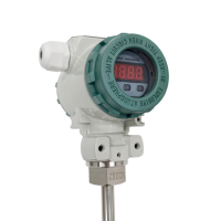 IP65 Integrated Temperature Transmitter Waterproof Stainless Steel Probe Digital Display Temperature Sensor