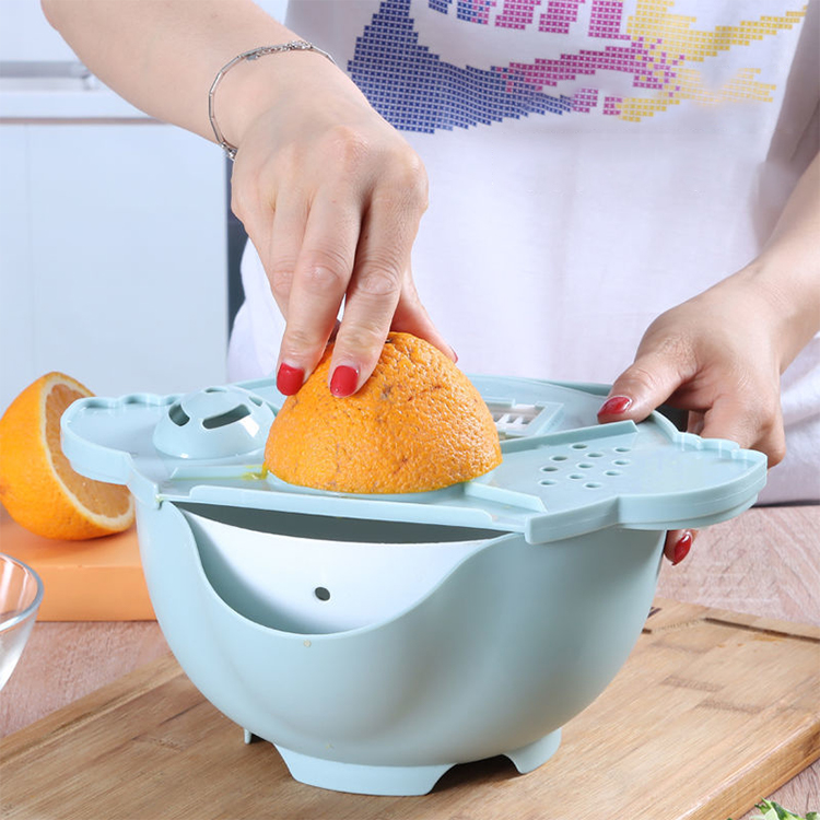 C94 7 in 1 Fruit Slicer Grater Shredders Household Multifunctional Vegetable Cutter Kitchen Accessories Drain Basket Slicers