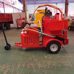 Équipement de scellement des fissures de petites remorques d'usine chinoise, machine à coulis d'asphalte électrique 103L, prix bas - Product Image 5