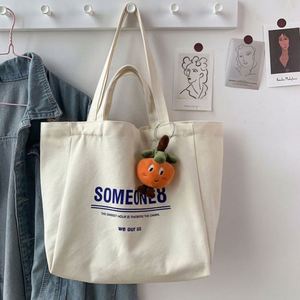 Bolsa de Compras Reutilizable de Lona con Diseño de Dibujos Animados, Bolsa de Mano de Lona de Algodón Orgánico con Logotipo Personalizado, en Oferta - Product Image 2