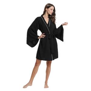 Diseño caliente de trajes de <span class=keywords><strong>novia</strong></span> ropa de dormir vestido perspectiva <span class=keywords><strong>Kimono</strong></span> de seda de las mujeres de Casa vestido de noche <span class=keywords><strong>blanco</strong></span> traje de <span class=keywords><strong>novia</strong></span> - Product Image 3