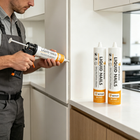 Adhésif liquide instantané pour construction sans clous, directement de l'usine, scellant sans clous