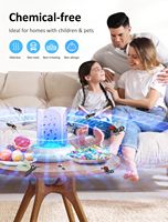 Saijzek OEM 360 grados de alta eficiencia 2000mAh recargable trampa para moscas portátil para interiores y exteriores Mosquito pulgas insectos matar granjas