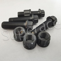 Boulon Beadlock en Titane 5/16" X 1" UNF- 12 Pointes Finition Noire EN STOCK
