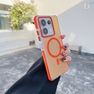 Gradient Changing Color Translucent Strong <b>Case</b> for Redmi 13C Note 13 14 Pro+ 5G <b>Wireless</b> <b>Charging</b> Magnetic Shockproof Cover - Product Image 6