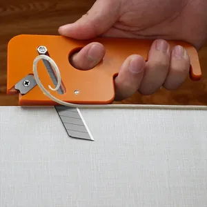 Coupe-bordures pour le travail du bois, manuel, bande de PVC, grattoir pour plaques de plâtre, <span class=keywords><strong>angle</strong></span> droit, arc arrondi, multi-usages, réglable - Product Image 2
