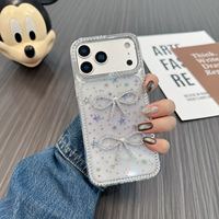 Coque de téléphone de luxe CA avec paillettes de diamant pour iPhone 17 Pro Max/17 Air 16 15 14 13 Pro 16 Plus 11 Pro Max