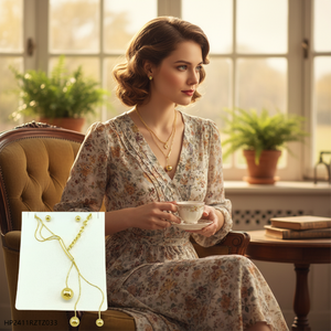 Set di gioielli Vintage retrò da donna in rame placcato oro accessori per feste Casual abbinati accessori Casual Vintage - Product Image 3