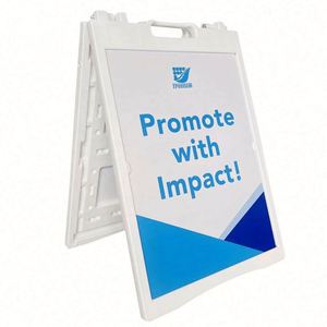Customized Double-Sided <b>Mini</b> <b>Table</b> Top Display Stand for Advertising Posters - Product Image 3