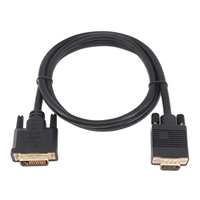 Câble adaptateur DVI 24 + 1 vers vga, plaqué or, 19 broches ou 24 broches, câbles DVI vers VGA