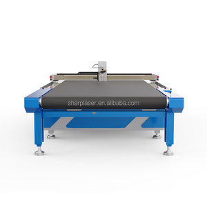 Độ chính xác cao <span class=keywords><strong>CNC</strong></span> dao máy cắt tự động lớp PLC cho ngành công nghiệp may mặc bọc ô tô cho vải da - Product Image 4