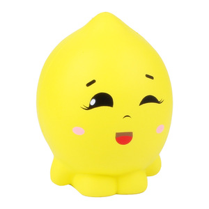 PU Lemon Squishy Toy Soft Slow <b>Rebound</b> Cute Cartoon Shape Promotional Gift Decoration - Product Image 1