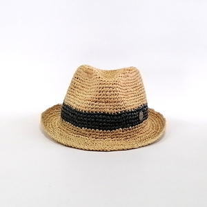Handmade unisex rơm Fedora Hat với Ribbon in giá rẻ Panama <span class=keywords><strong>Raffia</strong></span> Crochet cho hàng ngày thường sử dụng ngoài trời mùa hè biểu tượng tùy chỉnh - Product Image 3