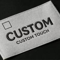 Étiquettes de vêtements personnalisées avec logo, tissées, imprimées, nom de marque, durables, lavables, sacs de vêtements, étiquettes de couture de qualité supérieure, prix d'usine
