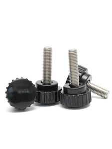 Knurled <strong>Screw</strong> Chuanghe High Quality Hot Sales Nylon Plastic Tip Knurled <strong>Thumb</strong> <strong>Screw</strong> <strong>M2</strong> M3 M4 Black Head <strong>Thumb</strong> Bolt - Product Image 6
