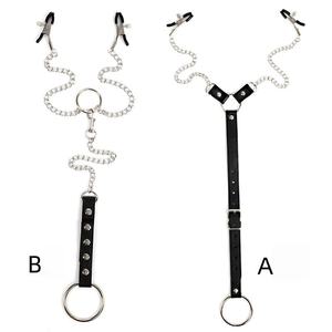 แหวนรัดอวัยวะเพศชายแบบคลิปหนีบ ของเล่นทางเพศสำหรับผู้ใหญ่ สายรัดอวัยวะเพศชาย แหวนรัดเพิ่มความอึด แหวนรัดอวัยวะเพศชายแบบ BDSM อุปกรณ์เสริมทางเพศ - Product Image 1