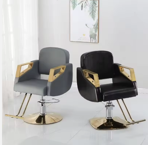 Chaise de barbier en cuir à rotation 360° et pompe hydraulique, mobilier de salon moderne, vente chaude - Product Image 5