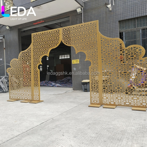 Arco de Fondo Hueco Personalizado LEDA de Estilo Indio de Lujo para Decoración de Eventos en Interiores y Exteriores - Product Image 6