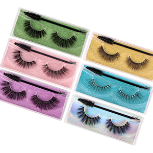 False <b>Eyelashes</b> in Bulk 12-20 mm 5D <b>Fake</b> Mink <b>Eyelashes</b> Wholesale <b>Natural</b> Roll <b>Eyelashes</b> Individual Packaging - Product Image 5