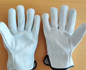 Guanti da lavoro per giardinaggio in fattoria guanti da saldatura all'ingrosso in pelle di capra - Product Image 4