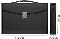 Dossier de fichiers extensible ignifuge 24 poches dossier de fichiers extensible pour bureau maison A4 taille lettre organisateur de documents importants