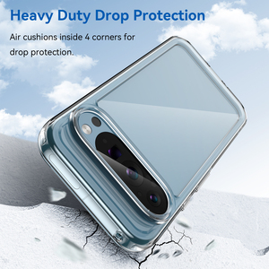 Para <span class=keywords><strong>Pixel</strong></span> 9 Pro Clear Case 2024, funda trasera de acrílico duro de parachoques de gel de TPU suave colorida 2 en 1 funda de teléfono para Google <span class=keywords><strong>Pixel</strong></span> 9 Pro - Product Image 4
