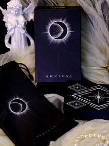 Arrival Tarotkarten, 78-teiliges Tarotkarten-Set aus schwarzem Kernpapier Weite Star Ling Carlo Karten - Product Image 3