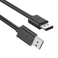 Câble DP haute définition 4K Xput, 5 m de long, cordon de connexion vidéo pour téléviseur 4K, ordinateur de bureau, carte graphique
