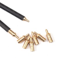 Contrepoids en cuivre pour insert d'arc à 50 grains, poids FOC, diamètre intérieur 6,2 mm, pour fût d'arc en carbone, en laiton, anti-feu à sec, pour tir à l'arc