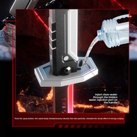 Sabre laser Interstellar Spark, best-seller viral, avec lame de combat et jet lumineux LED de pointe, jouet en plastique
