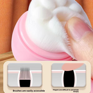 Cepillo de Silicona de Doble Cara para Lavar la Cara, Limpiador Facial de Pelo Suave para Limpieza Profunda de Poros, Herramienta Manual de Masaje para Hombres y Mujeres - Product Image 5