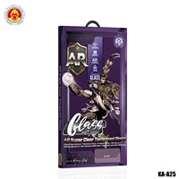 Protection d'écran en verre trempé Huaguo Mountain Monkey King Grade AAA AR Super Clear pour 18/17 Pro Max - Résistant aux chocs