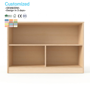 EDULAND OEM ODM Étagère à livres en bois écologique Montessori pour l'école, le jardin d'enfants, la maternelle, le mobilier de rangement pour les garderies - Product Image 1