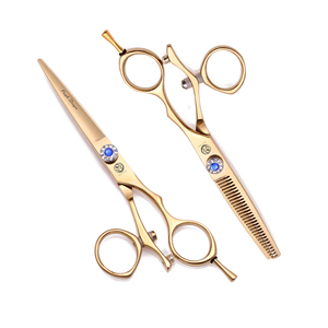 Professional Hair Scissors Rotating Handle Scissors Japanese Steel Professional Barber Shears Ergonomic Design Salon <strong>Stylists</strong> - Product Image 3