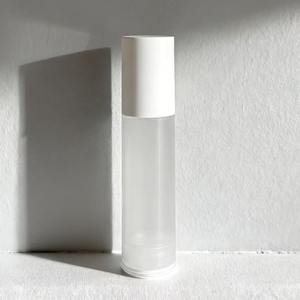 Botella de Plástico Redonda Airless Esmerilada con Bomba de Niebla, de Gran Volumen (80ml, 100ml), de Alta Gama, en Stock, para Envases de Cuidado de la Piel - Product Image 1